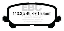 Load image into Gallery viewer, EBC 14+ Acura MDX 3.5 Ultimax2 Rear Brake Pads
