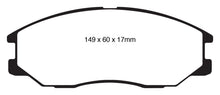 Load image into Gallery viewer, EBC 08-10 Kia Sorento 3.3 Greenstuff Front Brake Pads
