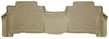 Load image into Gallery viewer, Husky Liners 13-16 Lexus LX570 / 13-16 Toyota Land Cruiser WeatherBeater 2nd Row Tan Floor Liners
