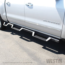 Load image into Gallery viewer, Westin 07-18 Chevrolet Silverado 1500 CC 5.5ft Bed HDX Drop W2W Nerf Step Bars - Tex. Blk
