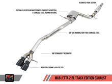 Load image into Gallery viewer, AWE Tuning Mk6 Jetta 2.5L Track Edition Exhaust - Polished Silver Tips
