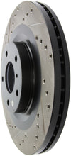 Load image into Gallery viewer, StopTech 06-07 350Z / 05-07 G35 exp Sport/ 06-07 G35X SportStop Slotted &amp; Drilled Front Right Rotor
