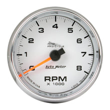 Load image into Gallery viewer, Autometer Pro-Cycle Gauge Tach 2 5/8in 8K Rpm 2&amp;4 Cylinder White
