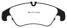 Load image into Gallery viewer, EBC 11 Audi A6 2.0 Turbo Redstuff Front Brake Pads
