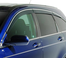 Load image into Gallery viewer, AVS 06-10 Infiniti M45 Ventvisor Low Profile Deflectors 6pc - Smoke w/Chrome Trim
