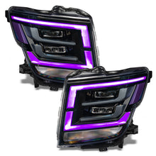 Load image into Gallery viewer, Oracle 21-22 Nissan Titan RGB+W Headlight DRL Upgrade - ColorSHIFT w/ 2.0 Controller
