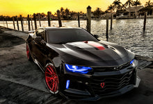 Load image into Gallery viewer, Oracle 16-18 Chevrolet Camaro Backlit Fog Light DRL Upgrade Kit - ColorSHIFT
