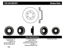 Load image into Gallery viewer, Stoptech 03-09 Toyota 4Runner / 05-14 Toyota FJ Cruiser Front Performance Cryo Brake Rotor
