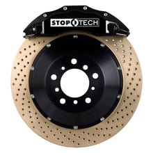 Load image into Gallery viewer, StopTech Porsche 911 05-10 Carrera Front BBK ST-60 Caliper Black / 2pc Zinc Drilled 380x32mm Rotor
