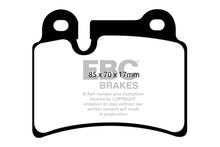 Load image into Gallery viewer, EBC 06-09 Volkswagen Touareg 3.6 (2 pin holes at top of backplate) Redstuff Rear Brake Pads

