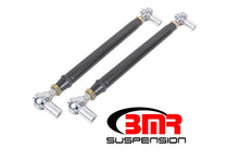 Load image into Gallery viewer, BMR 99-04 Mustang Chrome Moly Lower Control Arms w/ Double Adj. Rod Ends - Black Hammertone
