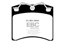 Load image into Gallery viewer, EBC 96-98 Volkswagen Eurovan 2.5 Vented Rotors Greenstuff Front Brake Pads
