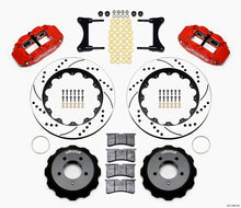 Load image into Gallery viewer, Wilwood Narrow Superlite 6R Front Hat Kit 14.00in Drill Red 93-96 Mazda RX7
