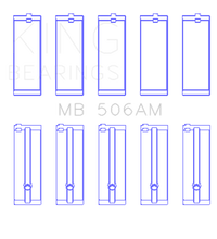 Load image into Gallery viewer, King Toyota 22R Crankshaft Main Bearing Set
