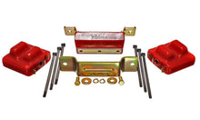 Load image into Gallery viewer, Energy Suspension 88-94 GM Blazer 4WD K Series Red Motor and Transmision Mounts; Zinc Finish
