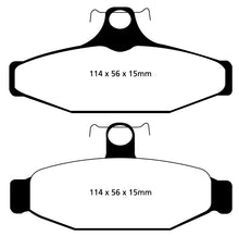 Load image into Gallery viewer, EBC 83-87 Chevrolet Corvette (C4) 5.7 Bluestuff Rear Brake Pads
