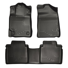 Load image into Gallery viewer, Husky Liners 07-11 Toyota Camry (All) WeatherBeater Combo Black Floor Liners (One Piece for 2nd Row)
