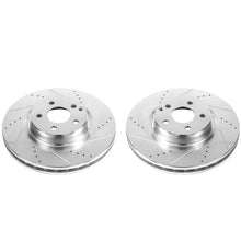 Load image into Gallery viewer, Power Stop 07-09 Mercedes-Benz E350 Front Evolution Drilled &amp; Slotted Rotors - Pair
