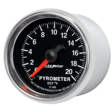 Load image into Gallery viewer, Autometer GS 0-2000 degree F Full Sweep Electronic Pyrometer Gauge

