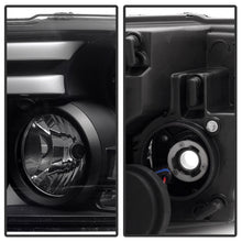 Load image into Gallery viewer, Spyder Dodge Ram 13-15 Projector Headlights Light Bar DRL Black PRO-YD-DR13-LBDRL-BK

