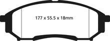 Load image into Gallery viewer, EBC 05-07 Ford F250 (inc Super Duty) 5.4 (2WD) Extra Duty Rear Brake Pads

