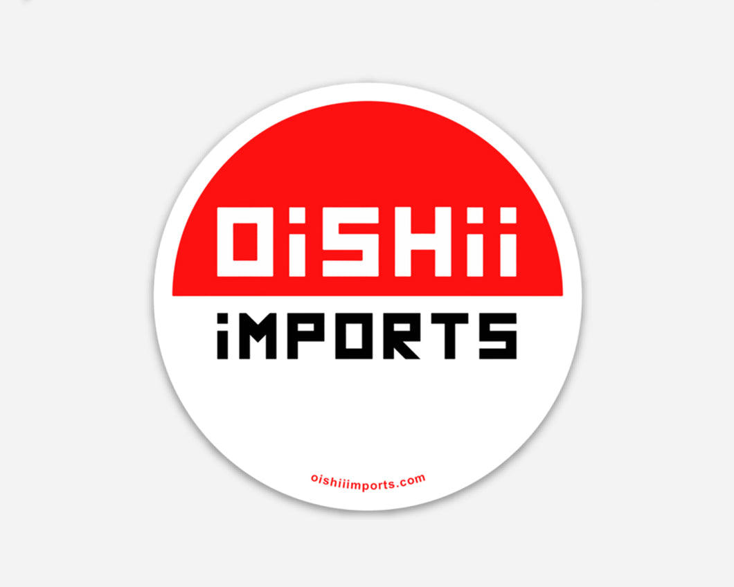 Oishii Imports Sticker!